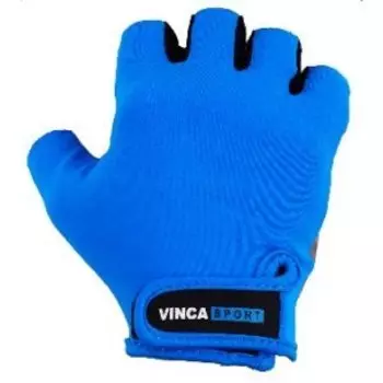 Перчатки велосипедные Vinca Sport, детские, голубой, VG 985 blue
