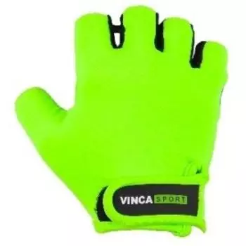 Перчатки велосипедные Vinca Sport, детские, зеленый, VG 985 green
