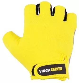 Перчатки велосипедные Vinca Sport детские, желтый, VG 985 yellow (Размер: 5XS)