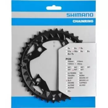Передняя звезда Shimano DEORE/SLX, FC-M672, 40T, 3x10-speed, aluminium, HstNr =Y1NW98020, A176430