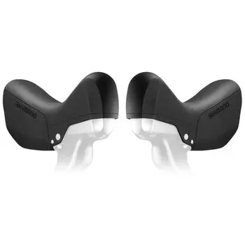 Кожухи ручек SHIMANO, для Shimano ST-RS685, пара, резиновые, черный, Y07X98080