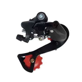 Переключатель для велосипеда задний China, дискретный, длинная лапка, крепление на петух, ёмкость 36Т, черный, HG-34A