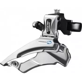 Переключатель передний SHIMANO Altus M313, универсальная тяга, универсальный хомут, 8 ск, EFDM313X6