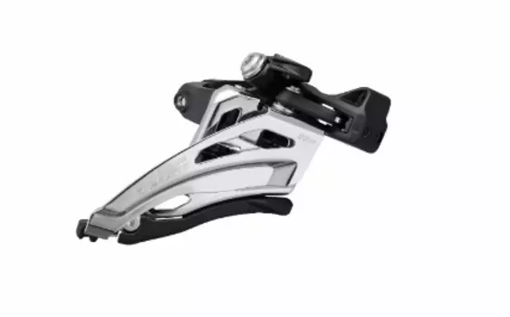 Переключатель передний Shimano Deore, M5100, 2x11 скоростей, 36T, черно-серебристый, без упаковки, KFDM5100ML4