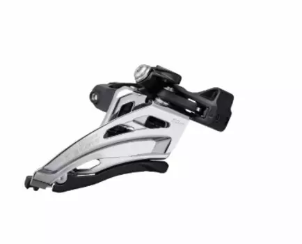 Переключатель передний Shimano Deore, M5100, 2x11 скоростей, 36T, черно-серебристый, без упаковки, KFDM5100MM4