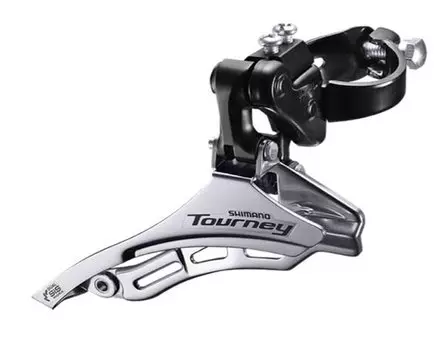 Переключатель передний SHIMANO Tourney, нижняя тяга, хомут 28,6, угол:66-69, для 42T, AFDTY300DSDS6