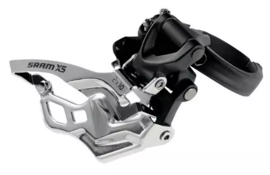 Переключатель передний SRAM X5, 31,8-34,9 мм, Black, 2x10, в.х.н.т., 00.7618.122.001 BOX