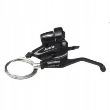 Переключатель SHIMANO ACERA ASTM360R (шифтер+тормозная ручка), 8 скорости, правая, черная, 2-8102