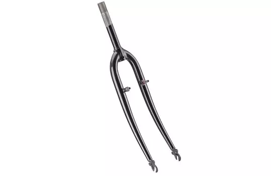 Вилка велосипедная 26", рулевой шток 1" для резьбовой рулевой колонки 165мм, жёсткая, ST (110225)