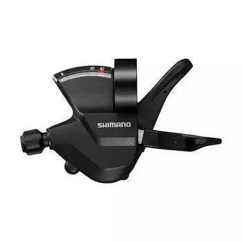 Переключатель SHIMANO ALTUS ASLM315LB SHIMAN RAPIDFIRE PLUS 3 скоростей, черный, 2-8049