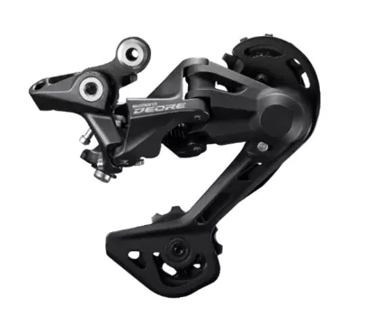 Переключатель SHIMANO DEORE RD-M4120, задний, 10/11 скоростей, крепление под петух, SHADOW RD, SGS, ARDM4120SGS