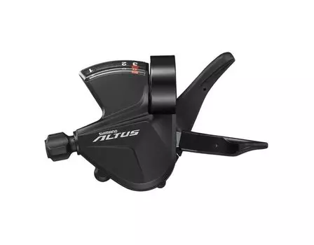 Переключатель скоростей SHIMANO ALTUS SL-M2010, левый, 3 скорости, черный, ASLM2010LB