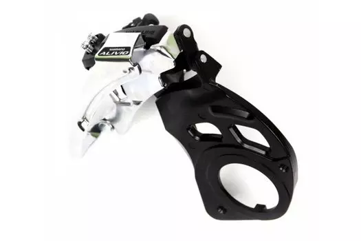 Переключатель скоростей велосипедный SHIMANO Alivio FD-M410-E, передний, для 42-22T, универсальная тяга, ST (370148)