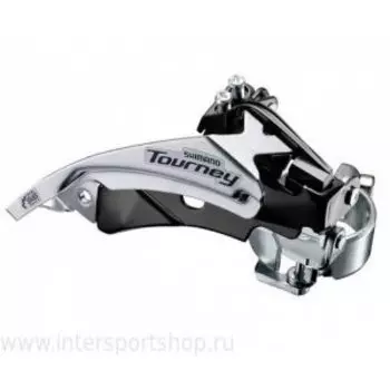 Переключатель скоростей велосипедный Shimano Tourney FD-TY510, 28,6 мм, передний, универсальная тяга, ST (370153)