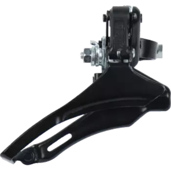 Переключатель Vinca Sport, передний, индексный, верхняя тяга, верхнее крепление, макс. 42Т, хомут 28,6, черный, QD 07A