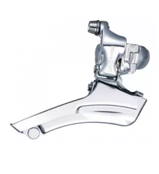 Переключатель велосипедный MICROSHIFT,передний, для 2x10ск, нижняя тяга, в упор, серебро, FD-R74FE-S