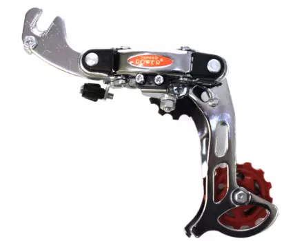 Переключатель велосипедный POWER, задний, длинное перо,18 -24 скоростей, крепление на ось под гайку, RD50-B