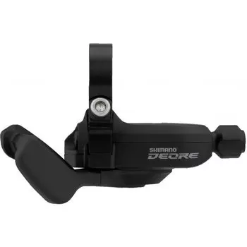 Переключатель велосипедный SHIMANO DEORE, 2 скорости, левый, без индикатора, трос 1800 мм, черный, ASLM5100LB, 2-8224