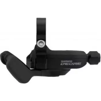 Переключатель велосипедный SHIMANO DEORE, 2 скорости, левый, без индикатора, трос 1800 мм, черный, ASLM5100LB, 2-8224