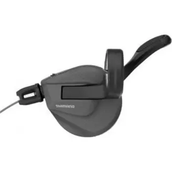Переключатель велосипедный SHIMANO DEORE XT, передний, левый, 2 скорости, трос 1800мм, M8100, черный, 2-8264