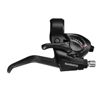 Переключатель велосипедный SHIMANO TOURNEY ASTEF41R7AL, шифтер+тормозная ручка, 7скоростей, правый, черный, 2-8122