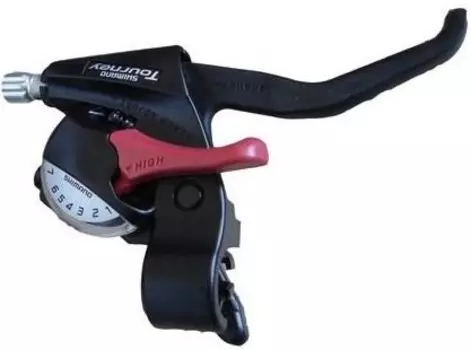 Переключатель велосипедный Shimano Tourney EZ FIRE PLUS 3 скорости, левый, передний 5-588364