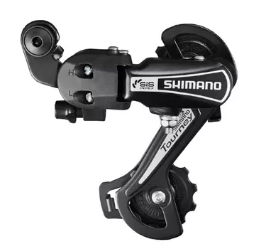 Переключатель велосипедный Shimano Tourney RD-TY21-B-GS, задний, 6 скоростей, черный, ARDTY21BGSDL
