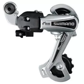 Переключатель велосипедный SHIMANO TOURNEY RD-TY21-B, задний, SS 6-скоростей, серебристый, ARDTY21BSSDS