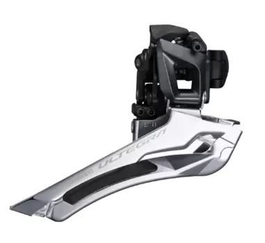 Переключатель велосипедный SHIMANO Ultegra R8000, передний, хомут 34.9мм, 2x11 скоростей, IFDR8000BL