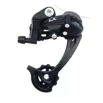 Переключатель задний дискретный TBS, на 9 скоростей, длинная лапка (98мм), ёмкость 45T, крепление на петух, HG-77A