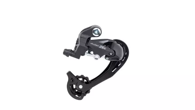 Переключатель задний MicroShift, RD-M26CL, SGS, 2/3x6/7 скоростей, крепление на болт, черный, RD-M26CL