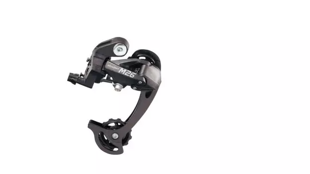 Переключатель задний MicroShift, RD-M26L, SGS, 2/3x6/7 скоростей, крепление на болт, черный, RD-M26L