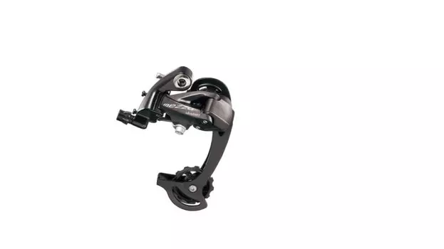 Переключатель задний MicroShift RD-M36S, GS, 1/2x8/9 скоростей, крепление на болт, черный, RD-M36S