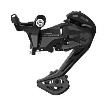 Переключатель задний SHIMANO CUES ARDU3020SGS, 9ск. резьба, SGS длинная лапка, черный, 00-180875
