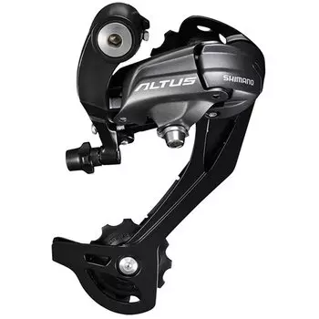 Переключатель задний SHIMANO RD-M370-L, ALTUS, SGS 9-скоростей, DIRECT ATTACHMENT, крепление на петух, RDM370LSGSD