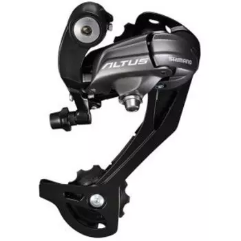 Переключатель задний SHIMANO RD-M370-L, ALTUS, SGS 9-скоростей, DIRECT ATTACHMENT, крепление на петух, RDM370LSGSD