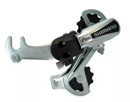Переключатель задний SHIMANO Tourney, 6 скоростей, крепление на ось, серебристый, ARDTY21BGSBS