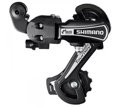 Переключатель задний SHIMANO Tourney, 6 скоростей, крепление на болт, черный, ARDTY21BSSDL