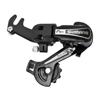Переключатель задний Shimano Tourney TY21, SS, 6 ск, крепление на ось, без упаковки, ARDTY21SSBL