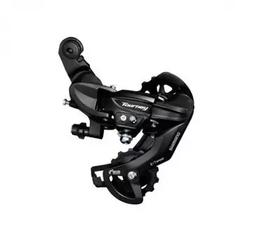 Переключатель задний SHIMANO Tourney TY300, 6/7 скоростей, крепление на петух, ERDTY300D