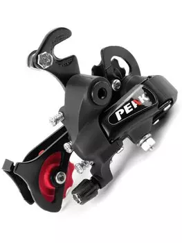 Переключатель задний Vinca Sport, средняя лапка, установка на ось, 6-7 скоростей, RD 18