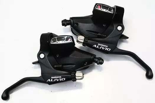 Переключатели для велосипеда Shimano Alivio шифтер+тормозная ручка 3х8ск ESTM410PTAL 2-975-1