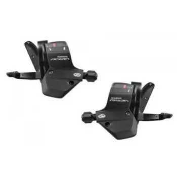 Переключатели SHIMANO ACERA RAPIDFIRE PLUS ESLM3000PA, 3х9скоростей+троса+рубашки, 2-4065