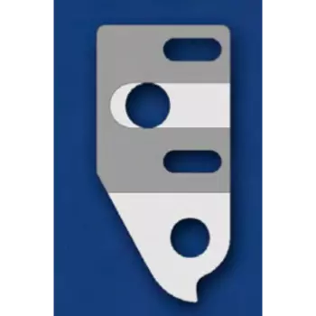 Петух велосипедный МЕТА, фрезерованный, серебристый, D61