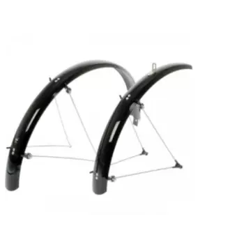 Крылья велосипедные SunnyWheel, полноразмерные для велосипедов 20'', металлопластик, комплект, SW-812FR 20'