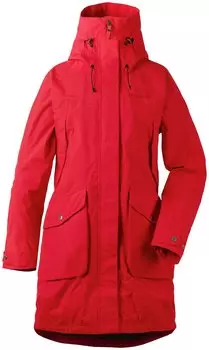 Плащ женский Didriksons THELMA WNS COAT, карминно-красный, 502350 (Размер: 32 )