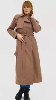 Плащ женский NORPPA ILIM WNS COAT, какао, 100333 (Размер: 42)