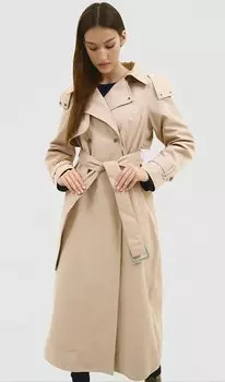 Плащ женский NORPPA ILIM WNS COAT, светло-бежевый, 100333 (Размер: 38)
