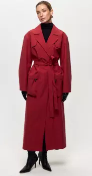 Плащ женский NORPPA MEGRA WNS COAT, 495 чили, 100351 (Размер: 48/50)