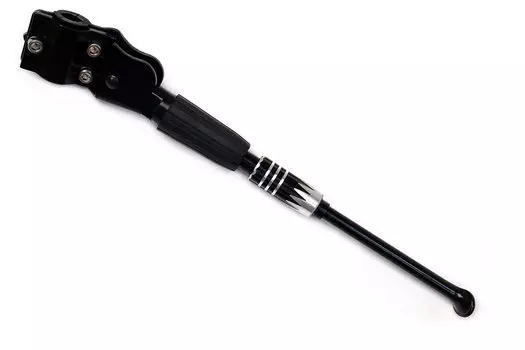 Подножка алюминиевая JOY KIE, на перо, универсальная, для велосипеда 26"-29", черная, KWA-616_03